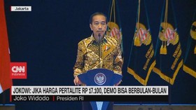VIDEO: Jokowi: Jika Harga Pertalite Rp17.100, Demo Bisa Berbulan-Bulan