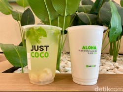 Menikmati Es Kelapa Kekinian di Island Golf PIK