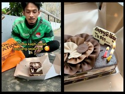 Viral Kisah Ojol Nabung Tip Demi Hadiahi Diri Sendiri Kue Ultah