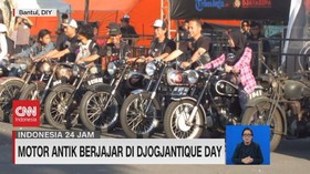 VIDEO: Motor Antik Berjajar di Djogjantique Day