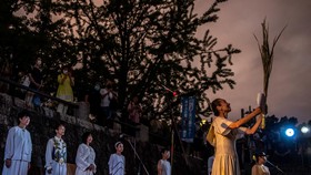 FOTO: Warga Jepang Peringati 77 Tahun Bom Hiroshima