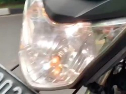 Viral Pemotor Tak Terima Ditilang gegara Lampu Mati