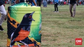 FOTO: Ajang Pecinta Burung Lomba di Lapangan Banteng
