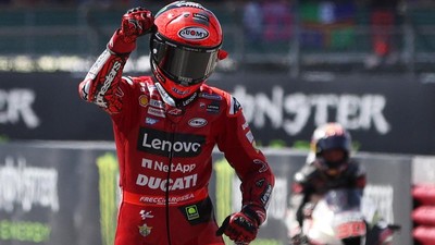 FOTO: Bagnaia Back to Back Menang di MotoGP Inggris