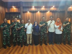 Baru Bertugas di Surabaya, Danrem Bhaskara Jaya Temui Pimpinan DPRD