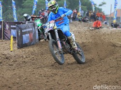 Rigi Bersaudara Podium Kedua di Kejurnas Motocross IndoMX Lamongan