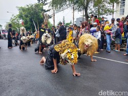 Seniman di Kota Batu Peringati 14 Tahun Bantengan Nuswantara