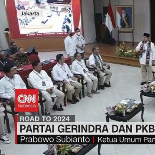 VIDEO: Partai Gerindra dan PKB Daftar ke KPU