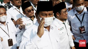 FOTO: Prabowo dan Cak Imin Daftar Pemilu Bareng ke KPU