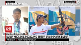 VIDEO: Sports Corner: Dunia Kholidin, Pedagang Bubur Jadi Penarik Busu