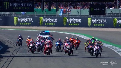 VIDEO: Highlights MotoGP Inggris, Drama Kemenangan Bagnaia