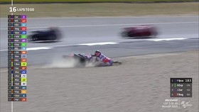 VIDEO: Nasib Sial Zarco Jatuh Saat Pimpin Balapan MotoGP Inggris