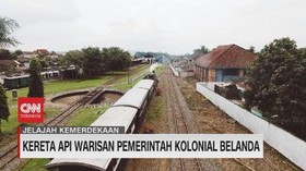 VIDEO: Kereta Api Warisan Pemerintah Kolonial Belanda