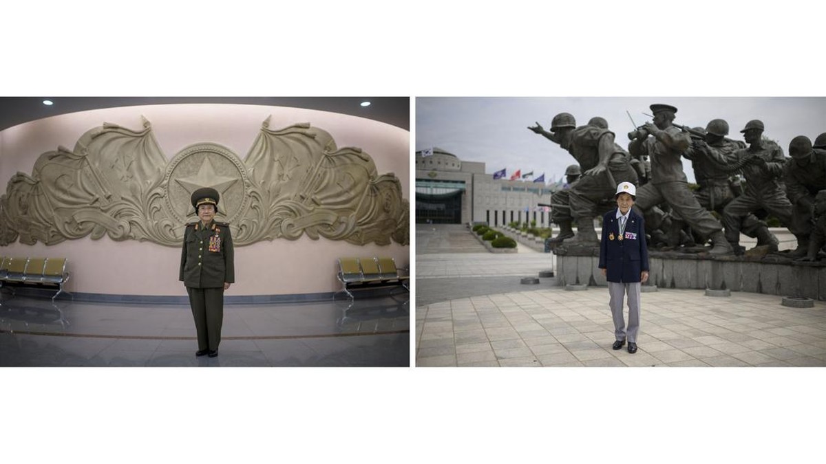 FOTO: Potret Dua 'Wajah' Berbeda Korea Utara dan Korea Selatan