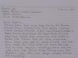 Ortu Bharada E Kirim Surat Terbuka untuk Jokowi, Minta Anaknya Dilindungi