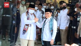 VIDEO: Prabowo-Cak Imin Bareng Daftarkan PKB-Gerindra ke KPU