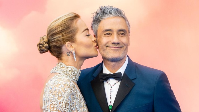 LONDON, ENGLAND - JULY 05: Rita Ora and Taika Waititi attend the UK Gala screening of 