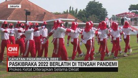 VIDEO: Paskibraka 2022 Berlatih di Tengah Pandemi