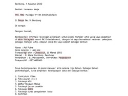 6 Contoh Surat Lamaran Kerja di PT yang Dilirik HRD