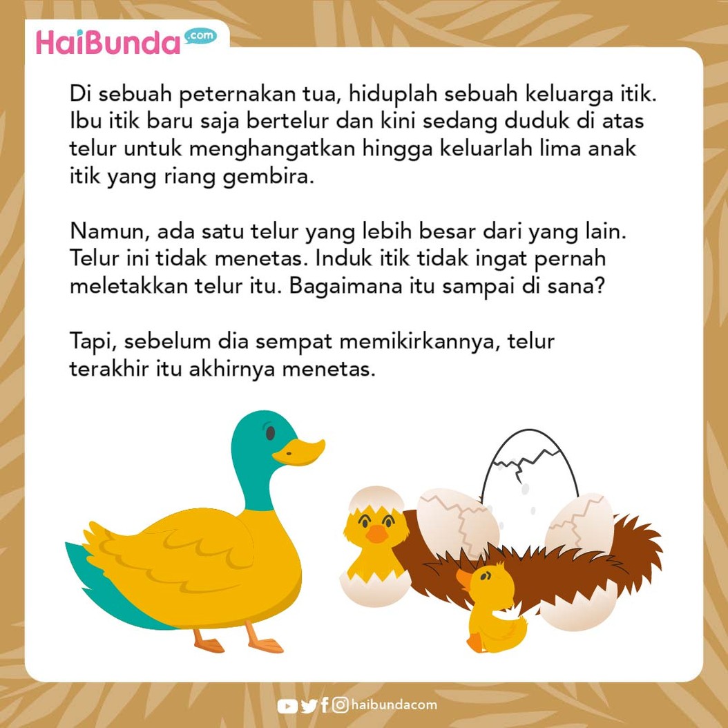 Dongeng: Anak Itik Buruk Rupa