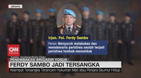 VIDEO: Ferdy Sambo Tersangka Kasus Kematian Brigadir Yosua