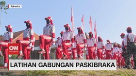 VIDEO: Latihan Gabungan Pasukan Pengibar Bendera Pusaka