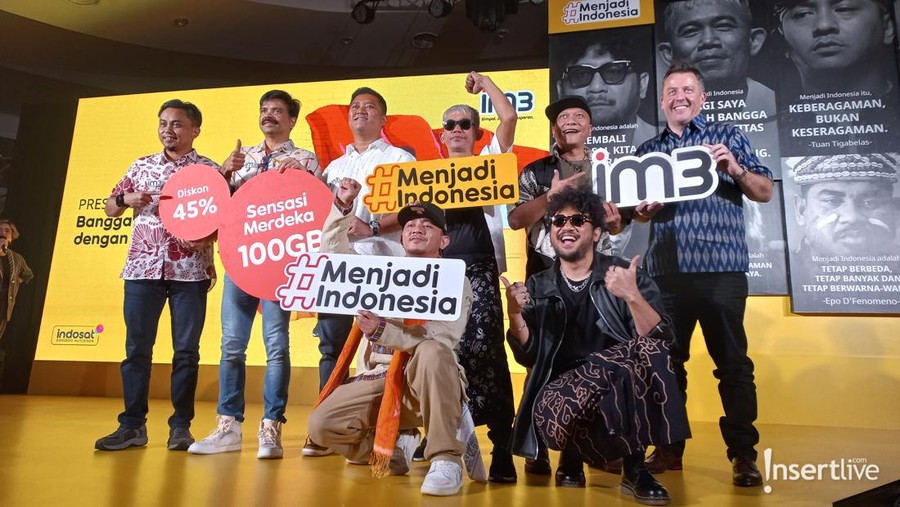 Kunto Aji hingga Iwa K hadir di Presscon #MenjadiIndonesia IM3