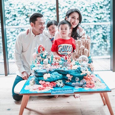 Anak Sandra Dewi Disebut Mirip Gabriel Prince Saat Rayakan Ultah Sang Ibu