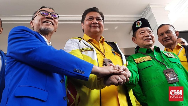 KPU menyatakan dokumen pendaftaran tiga partai yang tergabung dalam Koalisi Indonesia Bersatu (KIB) telah lengkap.
