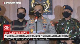 VIDEO: Keterangan Pers Hasil Pemeriksaan Irjen Ferdy Sambo