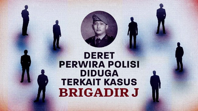 INFOGRAFIS: Deret Perwira Polisi Terseret Kasus Brigadir J
