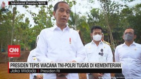 VIDEO: Presiden Tepis Wacana TNI-Polri Tugas di Kementerian