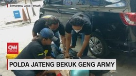 VIDEO: Polda Jateng Bekuk Genk Army yang Meresahkan Warga Semarang