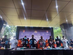 Polri Bongkar Jaringan Peredaran Narkoba, 25 Bandar-Kurir Ditangkap