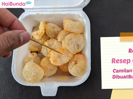 Resep Cimol Ebi, Camilan Enak Mudah Dibuat