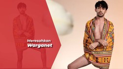 Kenakan Sarung Motif Kain Sumba, Reza Rahadian Sukses Goda Kaum Hawa