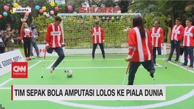 VIDEO: Tim Sepak Bola Amputasi Lolos Ke Piala Duni