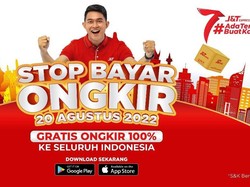 HUT Ke-7, J&T Express Beri Gratis Ongkir 100% ke Seluruh Indonesia
