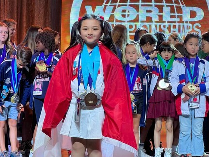 Cerita Arsy Hermansyah Dapat 14 Medali dan Juara Umum Kompetisi Nyanyi di AS