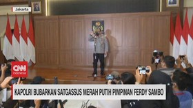 VIDEO: Kapolri Bubarkan Satgassus Merah Putih Pimpinan Ferdy Sambo