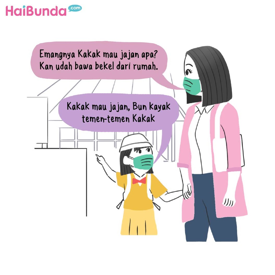 Komik: Anak TK Dikasih Jajan Enggak Sih?