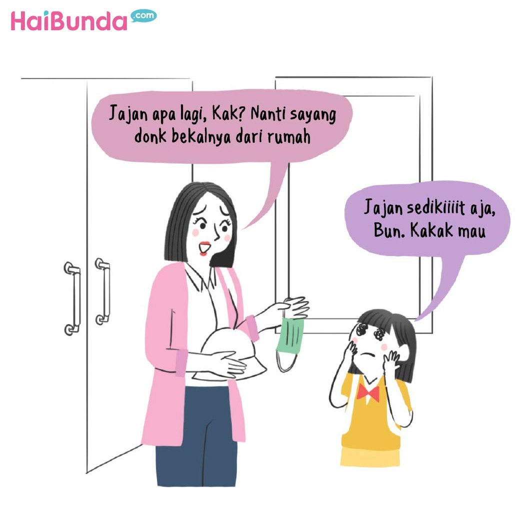 Komik: Anak TK Dikasih Jajan Enggak Sih?