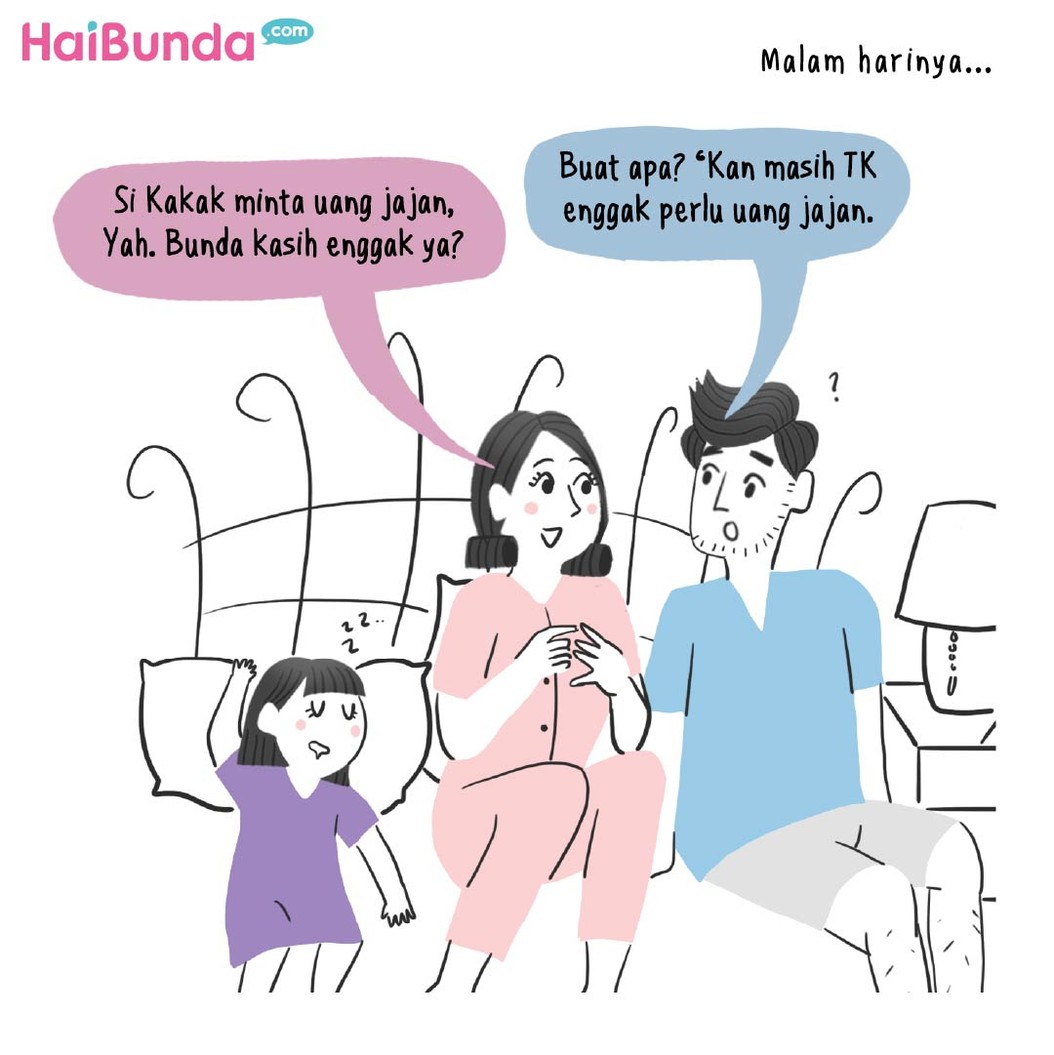 Komik: Anak TK Dikasih Jajan Enggak Sih?