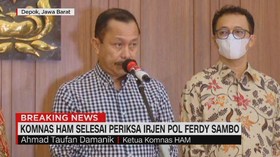 VIDEO: Hasil Pemeriksaan Irjen Ferdy Sambo Oleh Komnas HAM