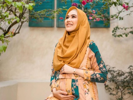 7 Potret Kehamilan Kedua Kartika Putri Masuki Usia 8 Bulan, Baby Bump Makin Terlihat