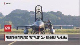 VIDEO: Persiapan Terbang Flypast dan Bendera Raksasa