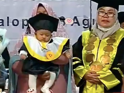 Kisah Pilu Bayi Wakili Wisuda Ibunda yang Meninggal, Cerita Ayah Tak Kalah Sedih