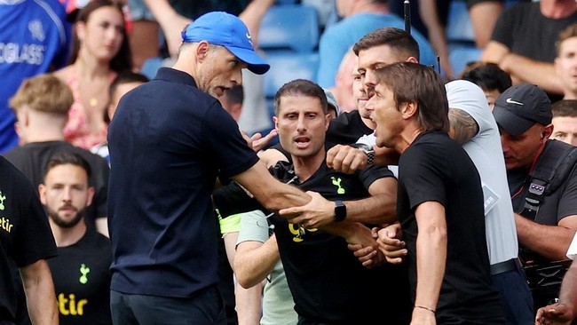 Pelatih Chelsea Thomas Tuchel menilai keributan dengan Antonio Conte di Derbi London hal biasa dan tidak ada yang merasa terhina.