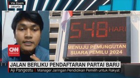 VIDEO: Jalan Berliku Pendaftaran Partai Baru