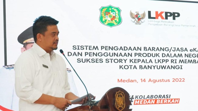 Pemerintah Kota (Pemko) Medan menjadi peringkat pertama transaksi terbesar se-Indonesia dalam penyelenggaraan E-Katalog Lokal sejak dipimpin Bobby Nasution.